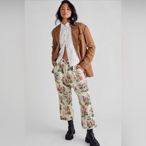 Magnolia Pearl Charmie trousers in Bloomberry Strawberry print jeans sold out